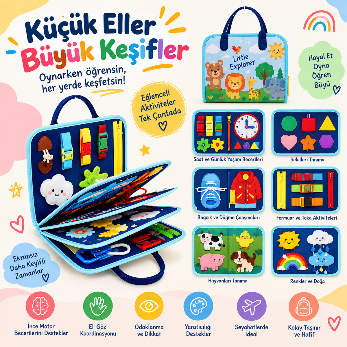 TemaToys MiniKaşif™ Beceri Çantası