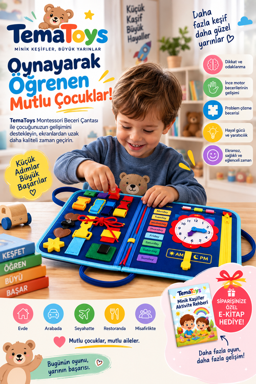 TemaToys MiniKaşif™ Beceri Çantası