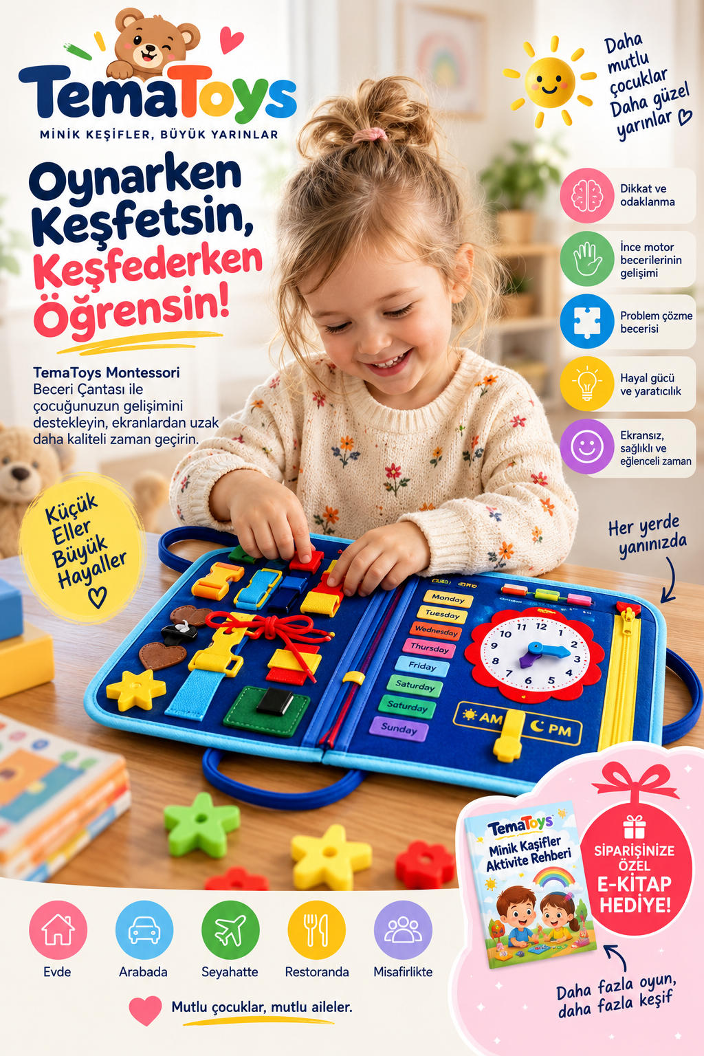 TemaToys MiniKaşif™ Beceri Çantası